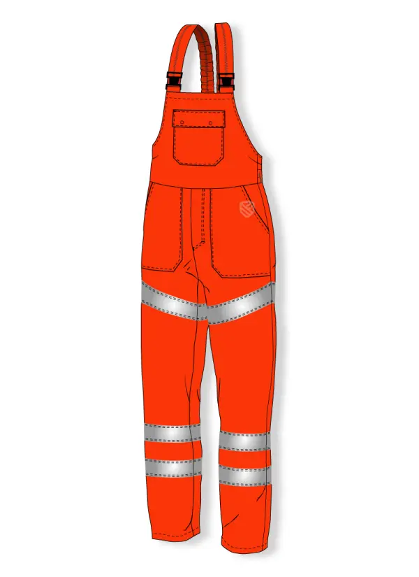 Hochsichtbare Latzhose