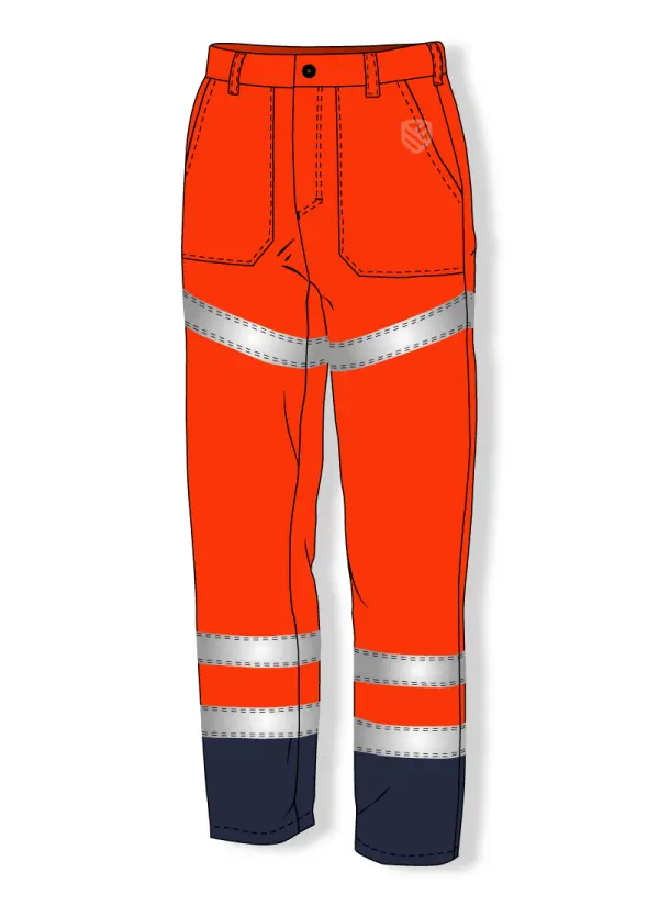 Gepolsterte hochsichtbare Hose