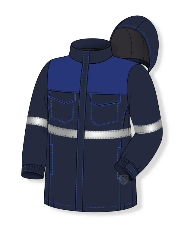 Schutz-Jacke vor Lichtbogenwirkung
