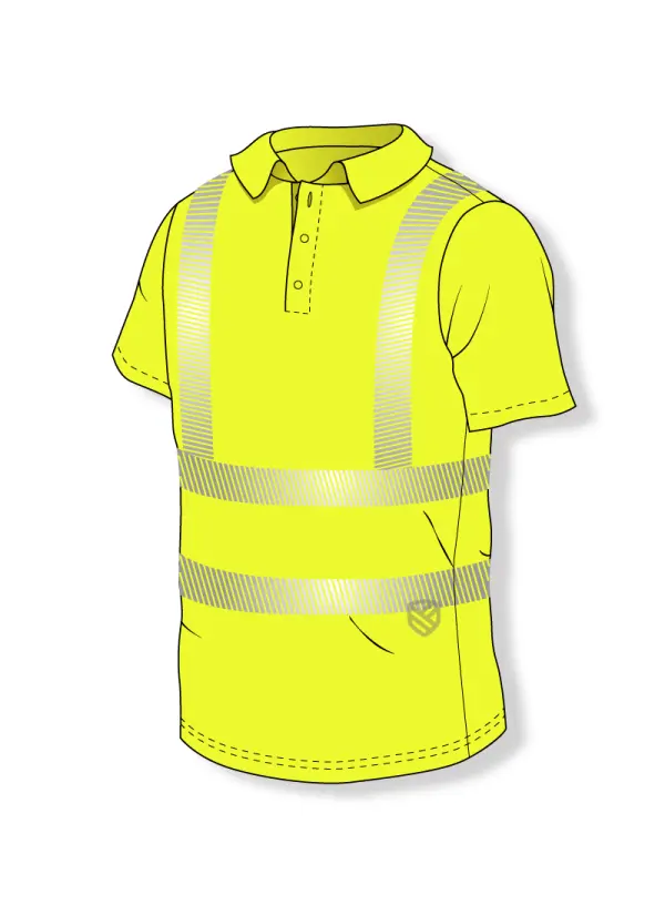 Hochsichtbares Poloshirt