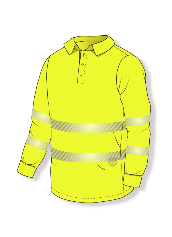 Hochsichtbares Poloshirt