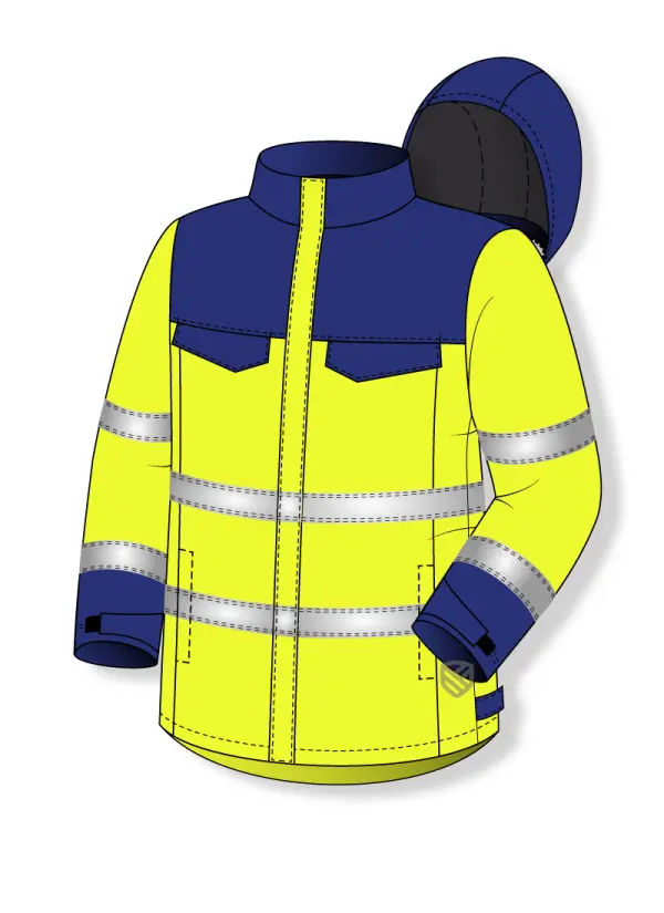 Säurebeständige Jacke