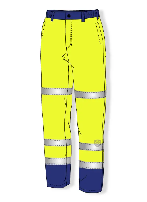 Säurebeständige gepolsterte Hose
