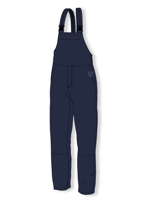 Schwerentflammbare Latzhose