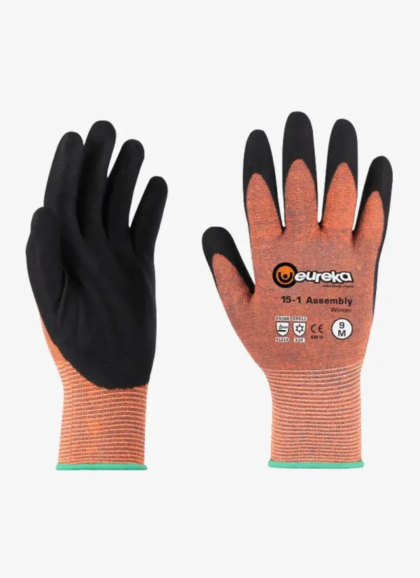Handschuhe Assembly Winter Nitrile EUREKA
