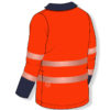 Poloshirt mit hoher Sichtbarkeit und UV+50 – Bild 4