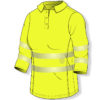 Damen Poloshirt mit hoher Sichtbarkeit und UV+50 – Bild 3