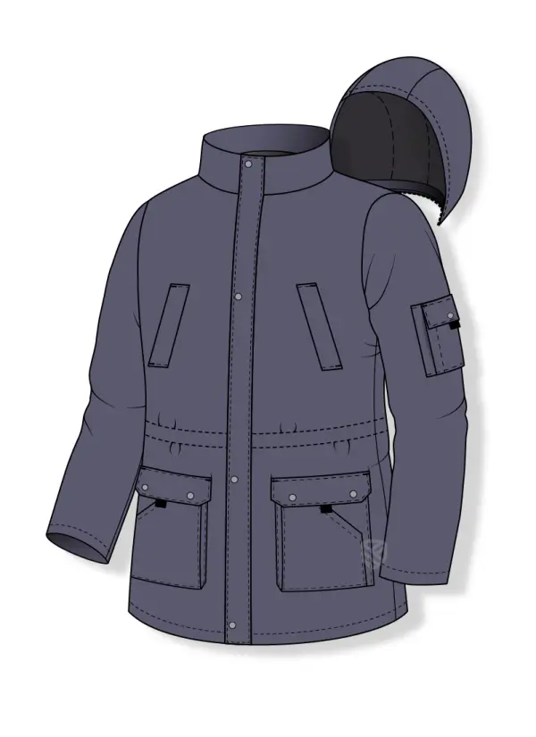 ArbeitsJacke gefüttert