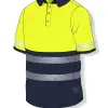 Poloshirt mit hoher Sichtbarkeit und UV+50 – Bild 3