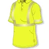 Damen poloshirt mit hoher Sichtbarkeit und UV+50 – Bild 3