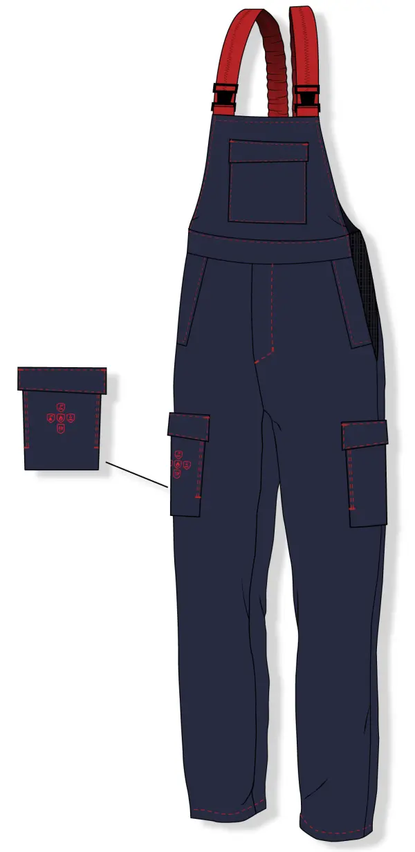 Multischutz-Latzhose